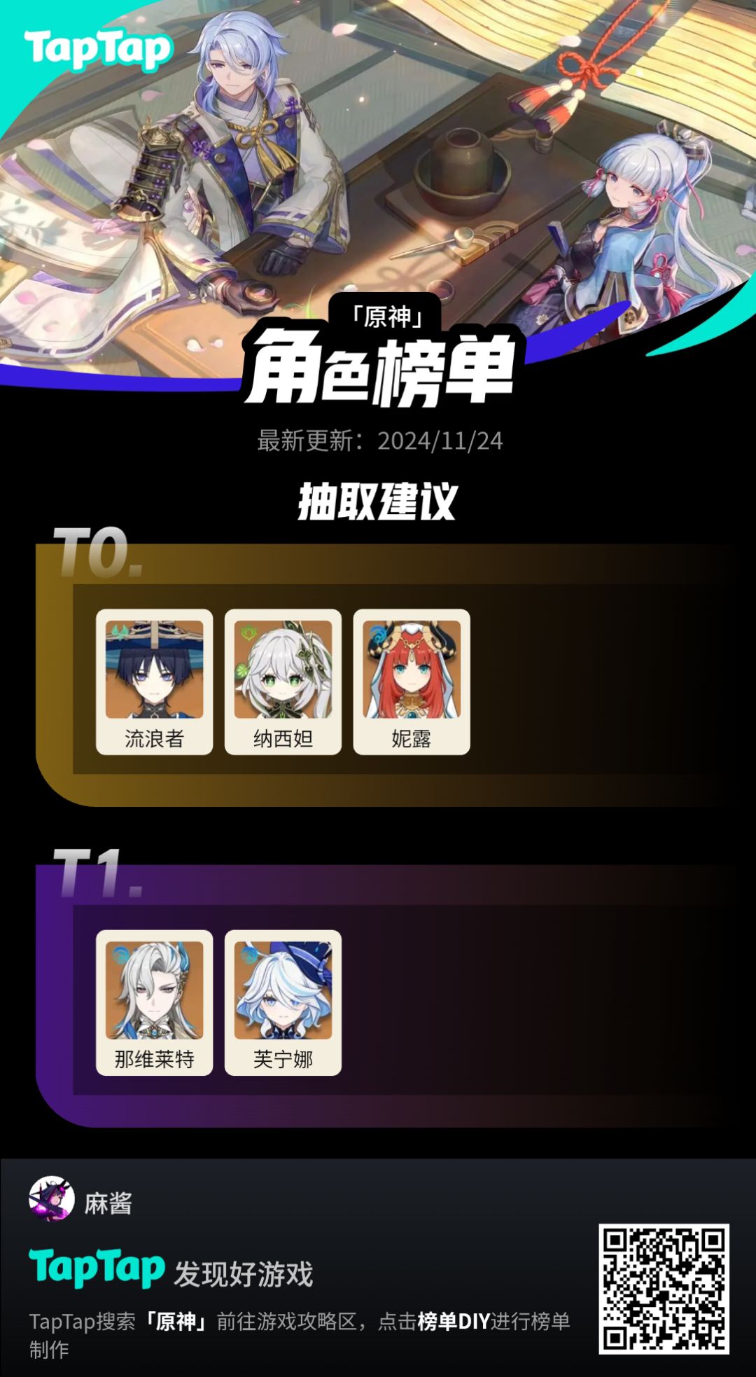 🥰原神玩家最建议抽的cp截图