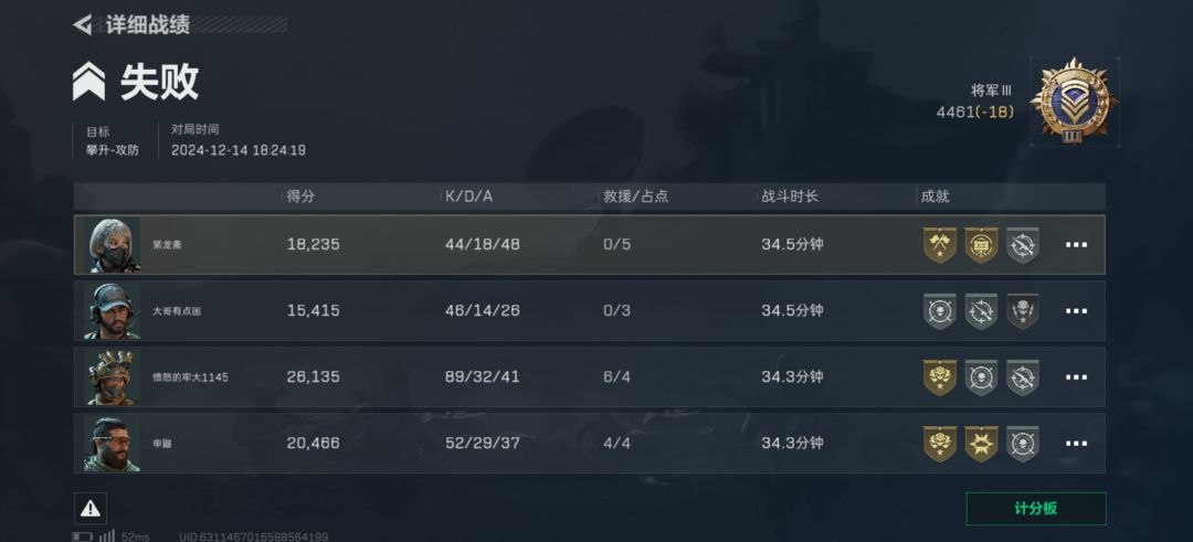 第四还减18分为什么啊? 3