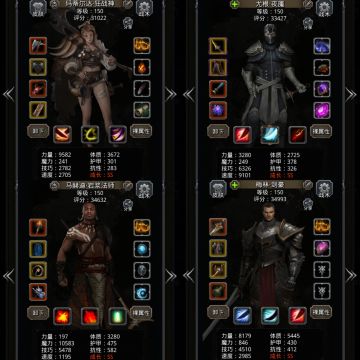 战力测试Π~Π+个人属性参考