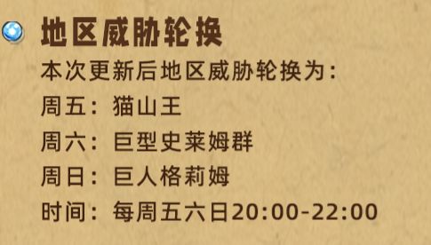 世界BOSS轮换啦，记得提前准备门票 1
