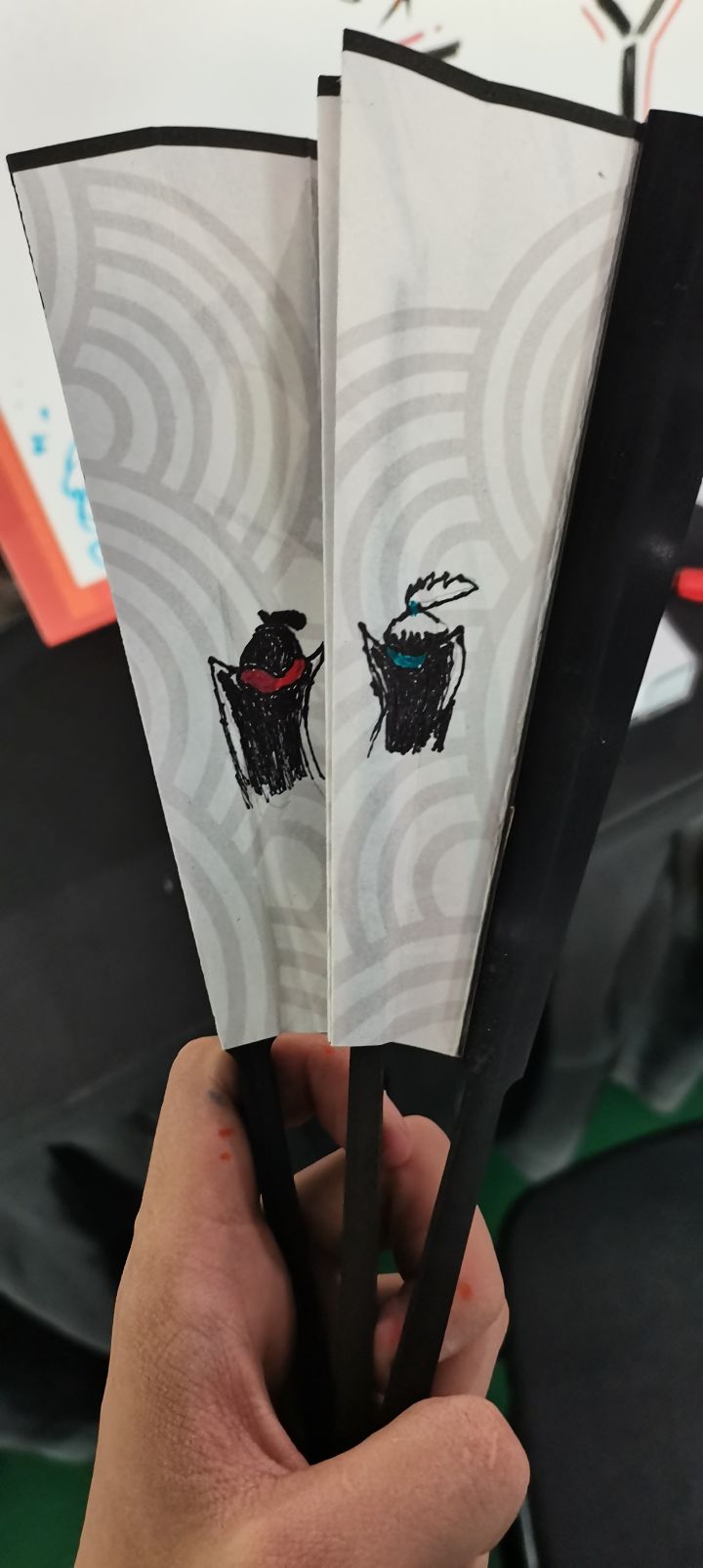 沉浸式在忍三嘉年华画扇子截图