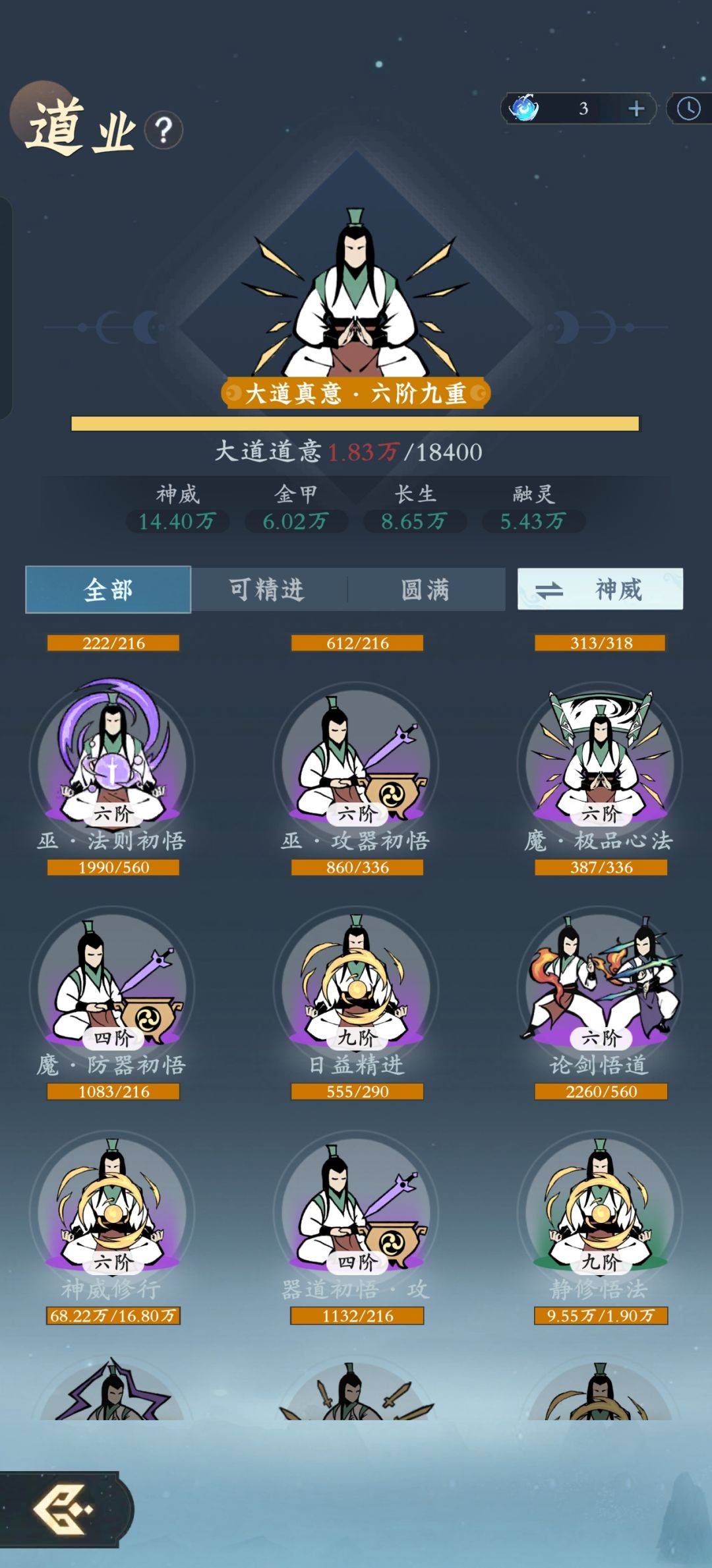 零氪修行555天,渡劫6转四重 2