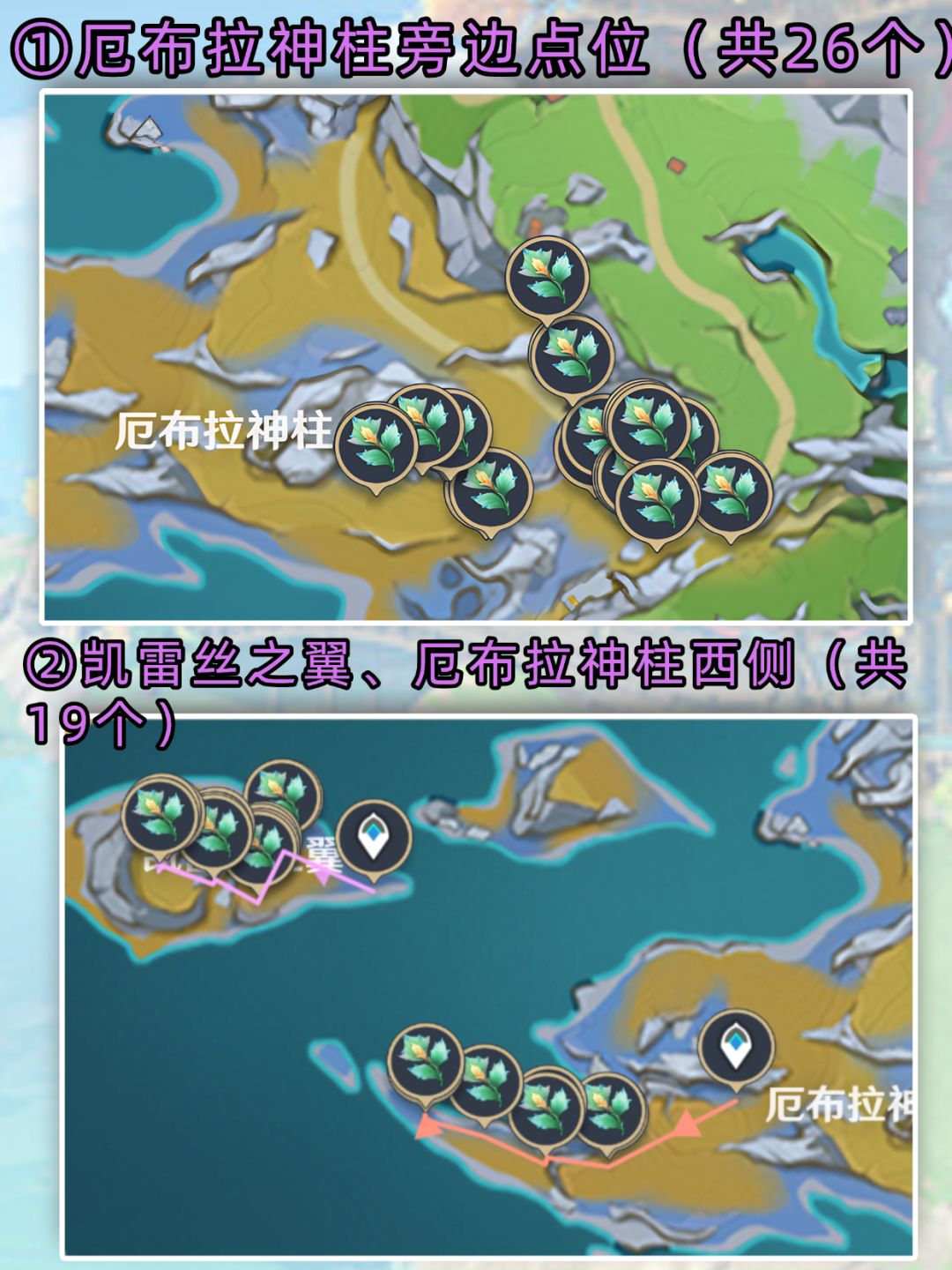 【月之四】冬凌草材料点位全收集,快速收集 2