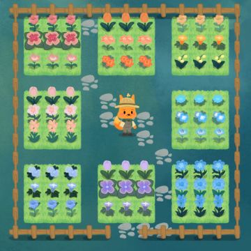 晚安森林🎈彩虹花阵