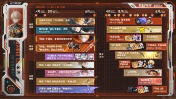 战双帕弥什「烈日将烬」版本内容日历公布 全新版本4月21日开启