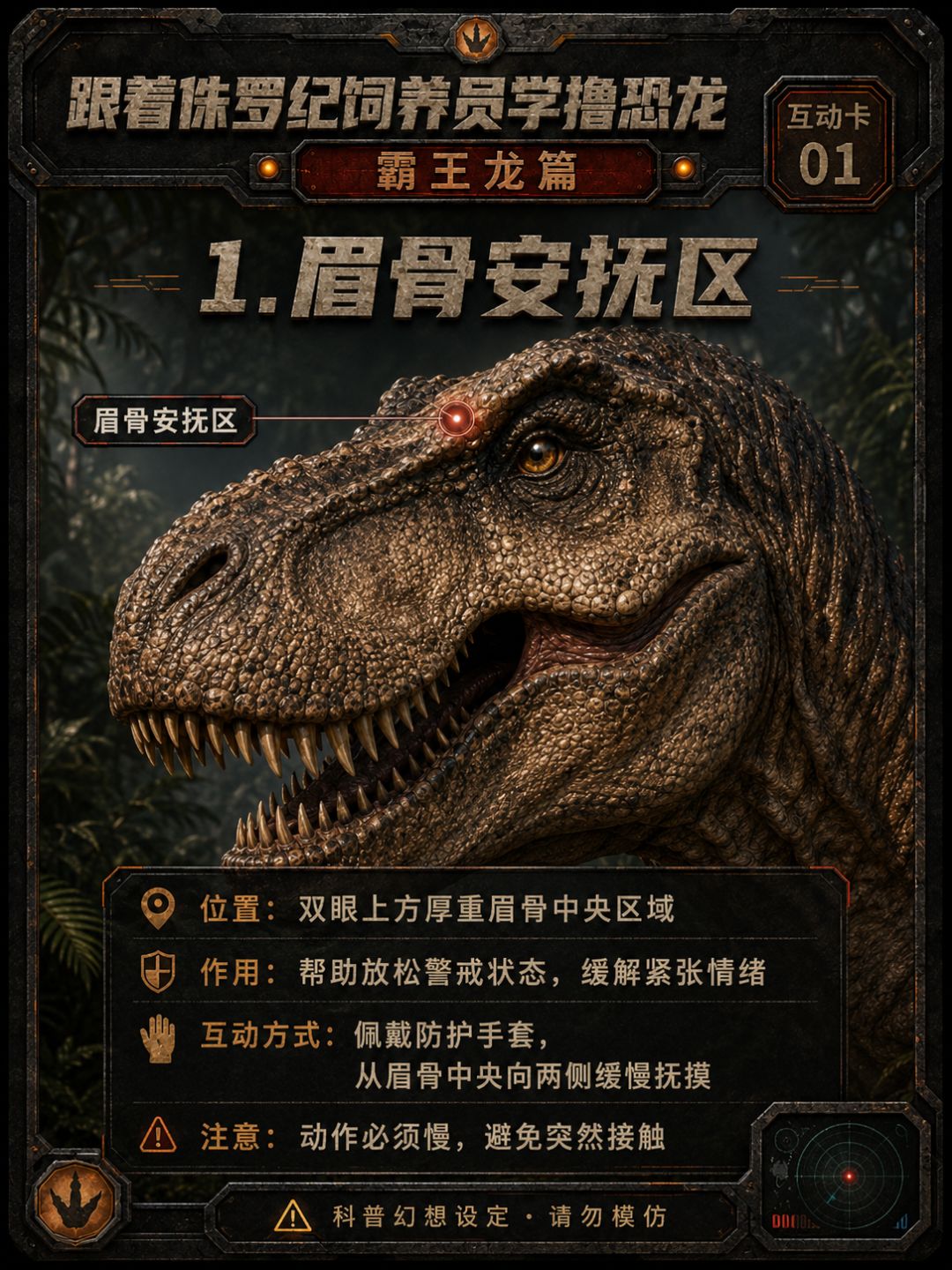 跟着侏罗纪公园饲养员学撸恐龙 2