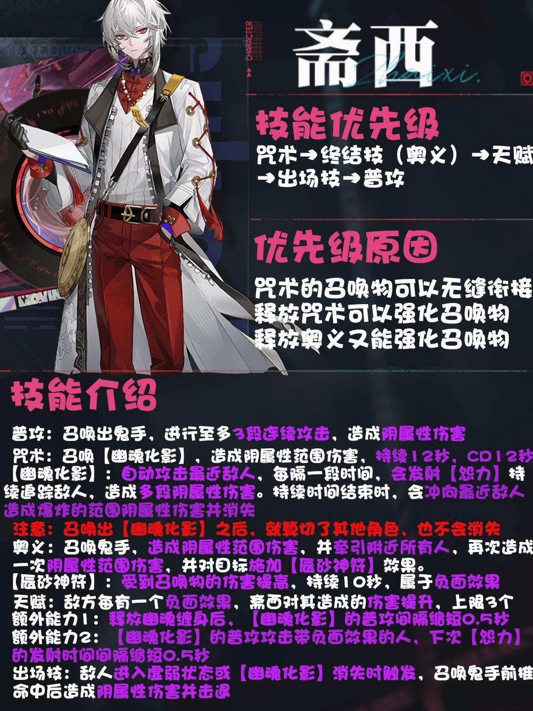 【萌新必看】最强支援斋西养成攻略 3