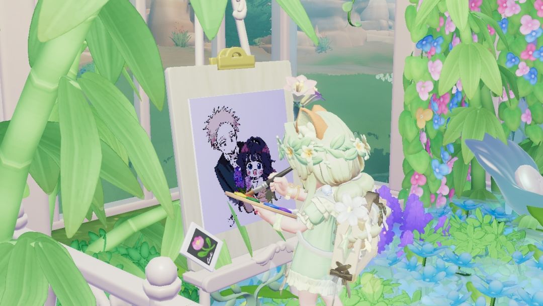 心动小镇画板像素画作品 1