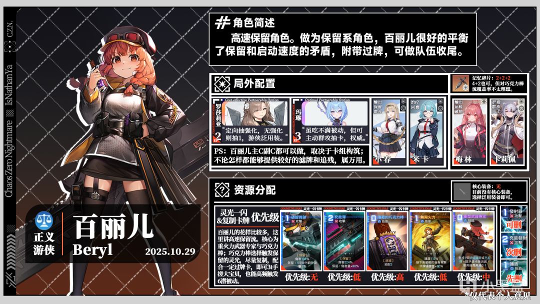 角色简要一图流 3