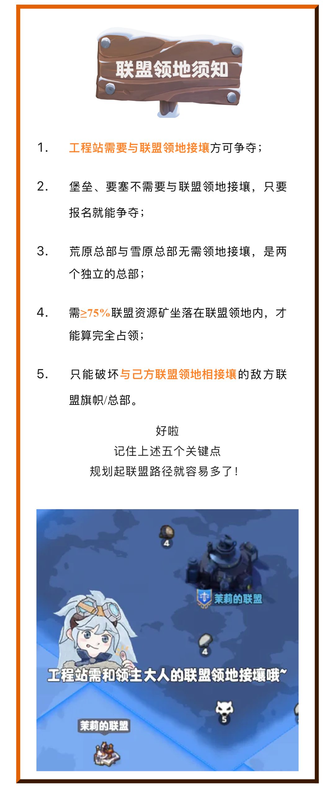 萌新必看 | 联盟旗帜及规划领地扩张路线 2