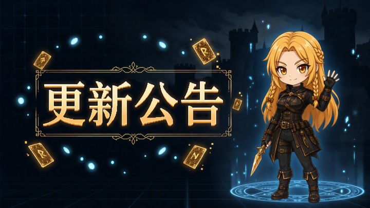 《卡牌风暴》版本更新公告截图