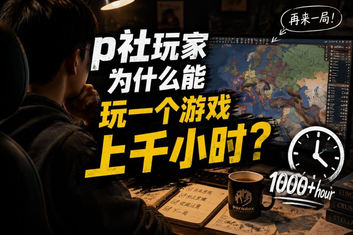 p社玩家为什么能玩一个游戏上千小时?截图