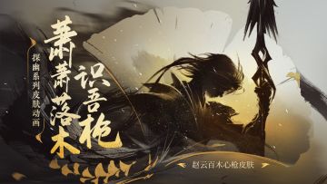 “习枪演武，究竟......所为何事？”——探幽系列【赵云-百木心枪】皮肤动画登场