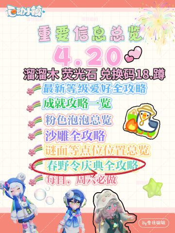 4.21春野令及心动小镇硬核资源攻略一览