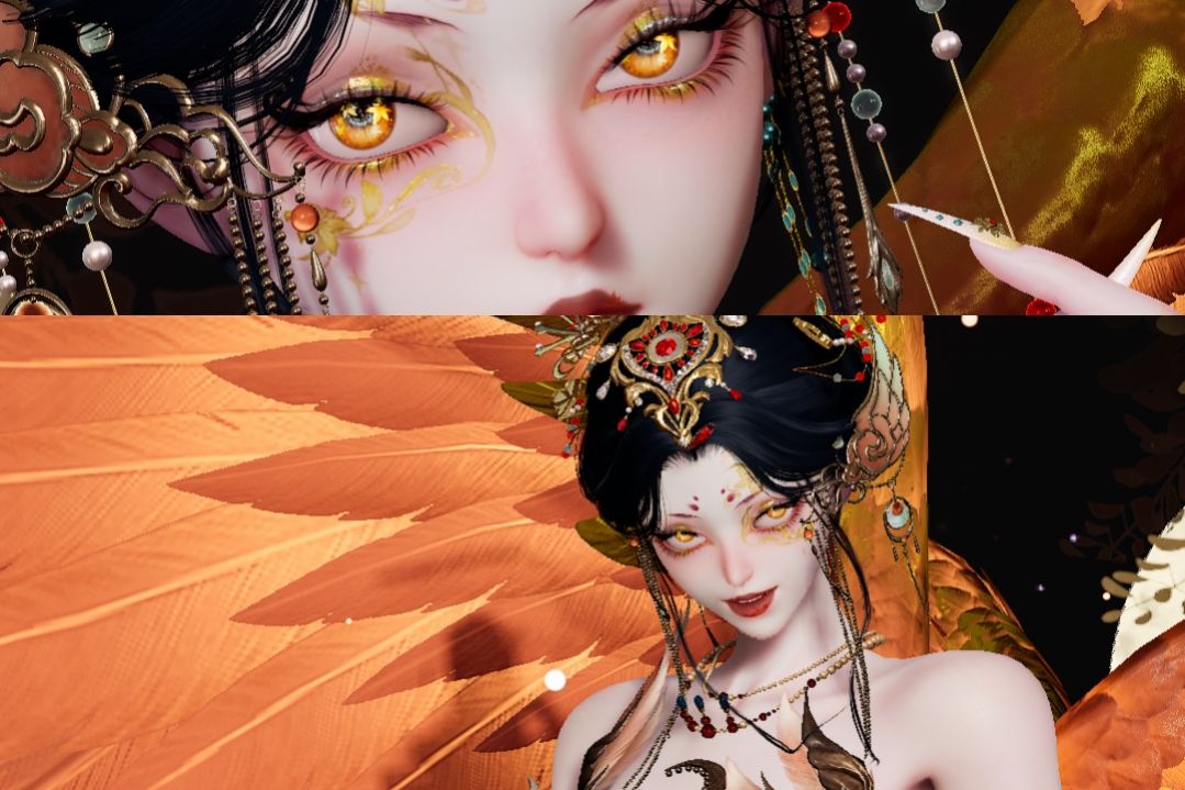 【朔月神临】前八色盘染色搭配分享 10