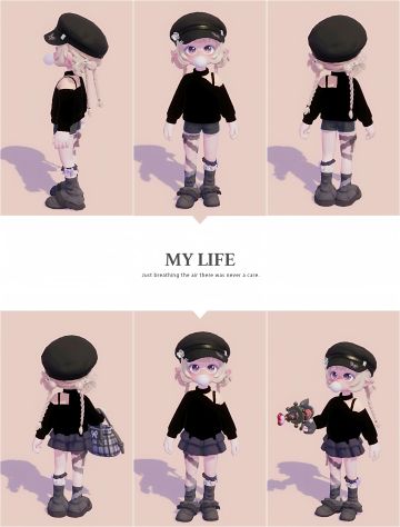 今天也是一期“平静”高冷黑色调