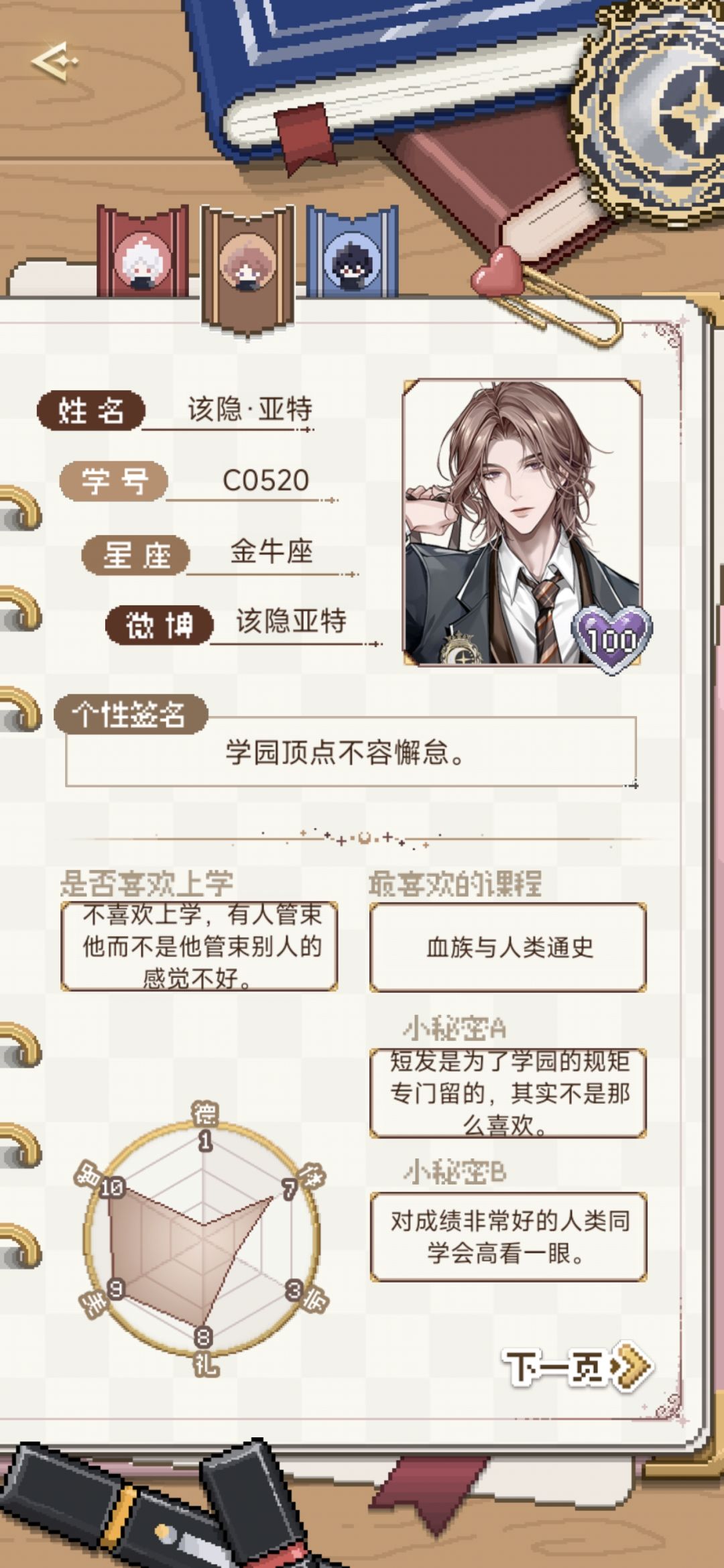 恋爱吧,罗塔尔学园 8