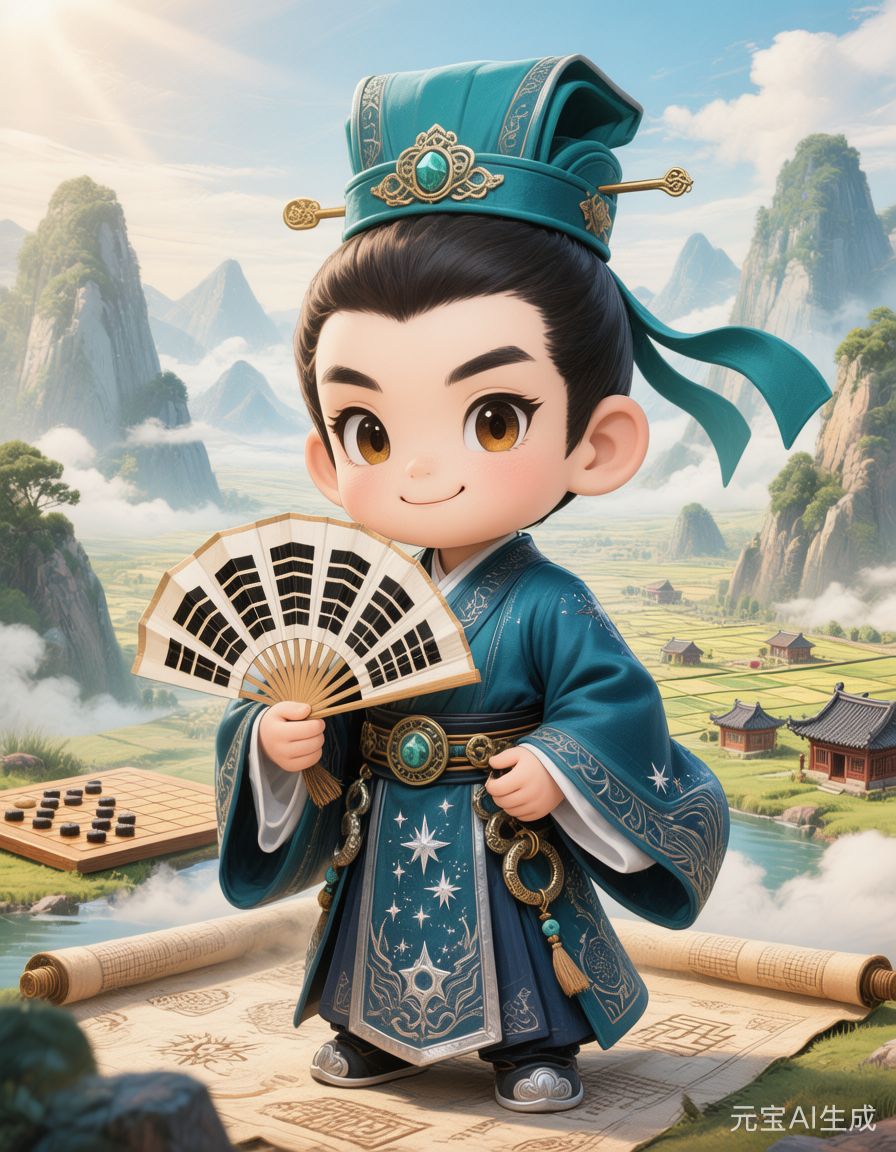 自制角色：算天星·荀彧——TX元宝截图
