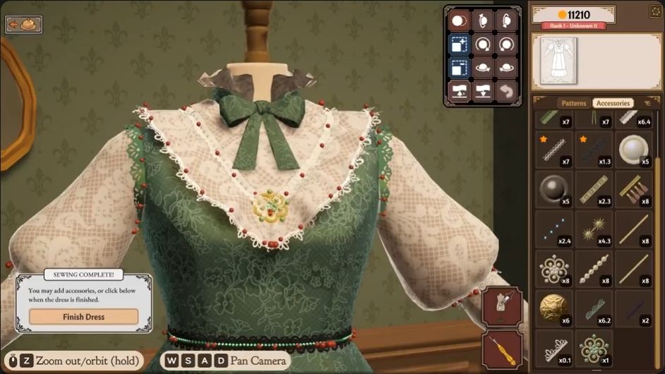 裁缝师模拟器《针影裁梦》Steam正式发售了 2