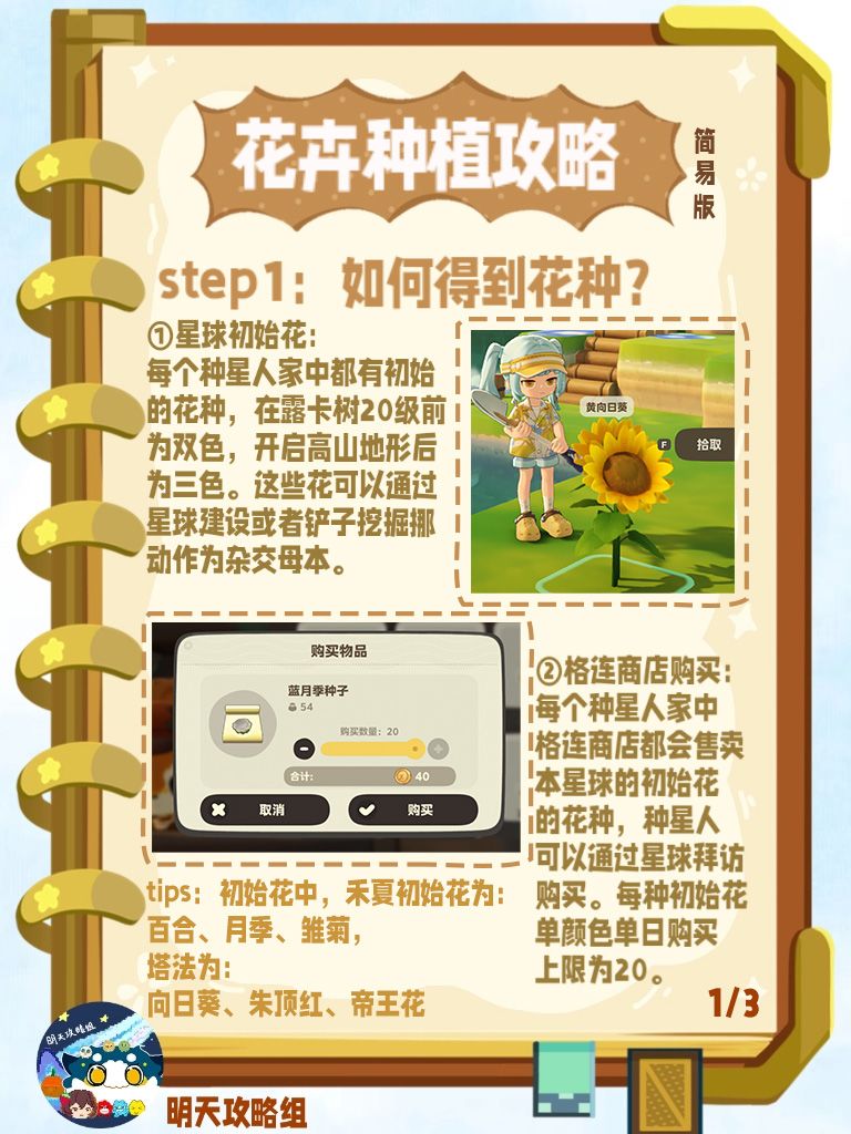 星布谷地连接测试-种植攻略(花卉种植篇) 1