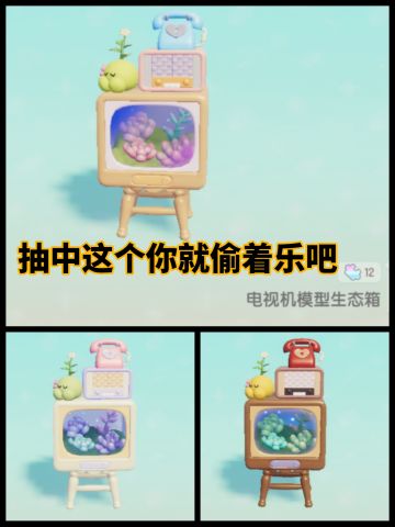 这个电视机模拟生态箱我真的一眼喜欢✪ω✪！