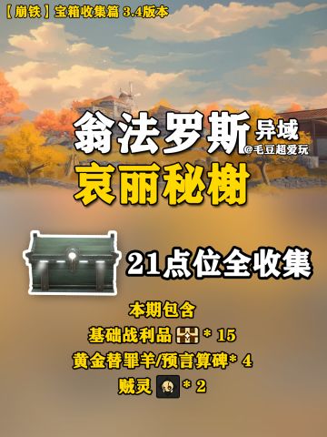 【V3.4攻略】哀丽秘榭宝箱全收集