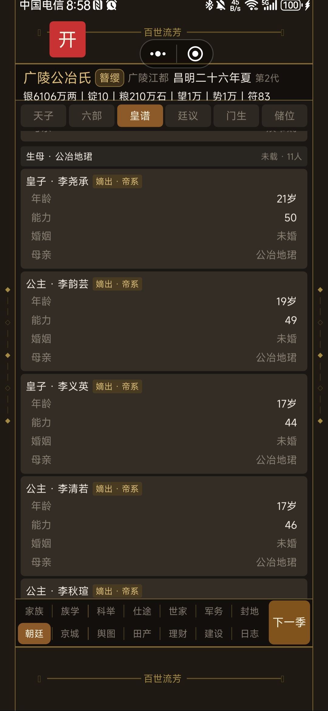 皇后 1
