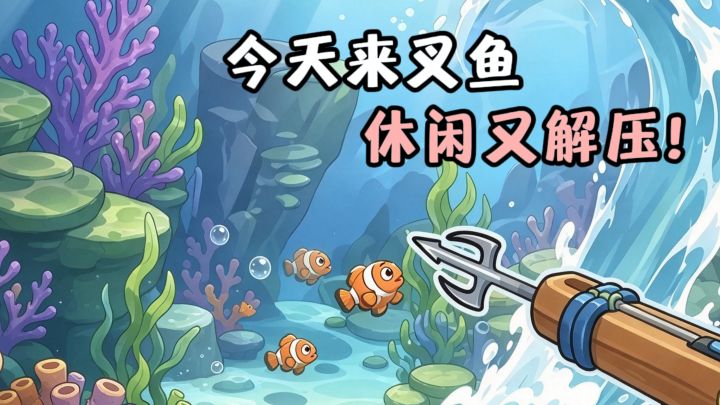 手指轻松一点，就能叉到鱼儿了🐟️，轻松又解压❗️截图