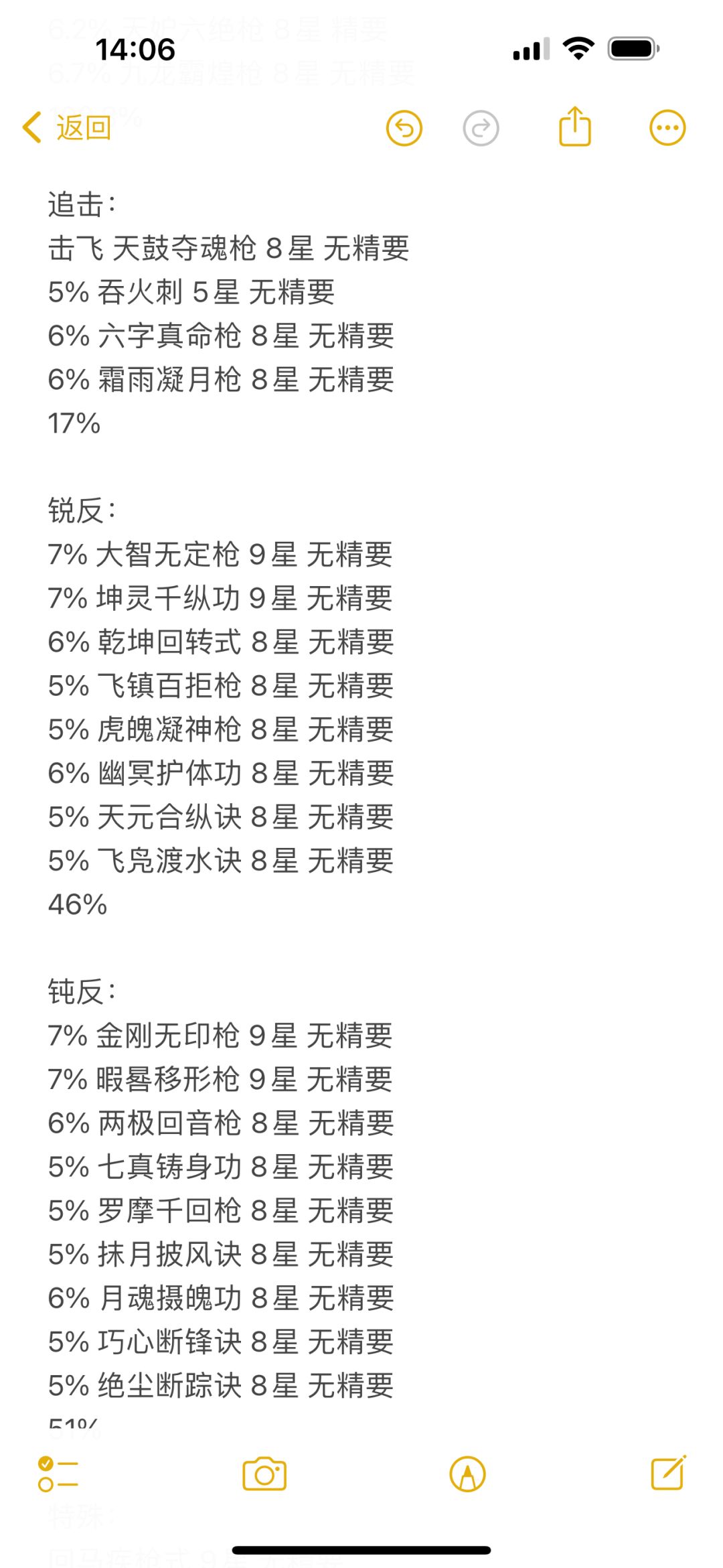 0氪任脉过长枫镖局的技能组 2