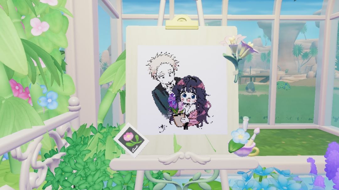 心动小镇画板像素画作品 4