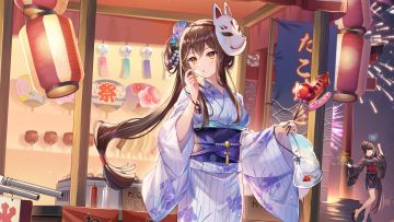 换装展示丨祭典的精灵：在充满欢乐的「美食祭典」中自由嬉戏……