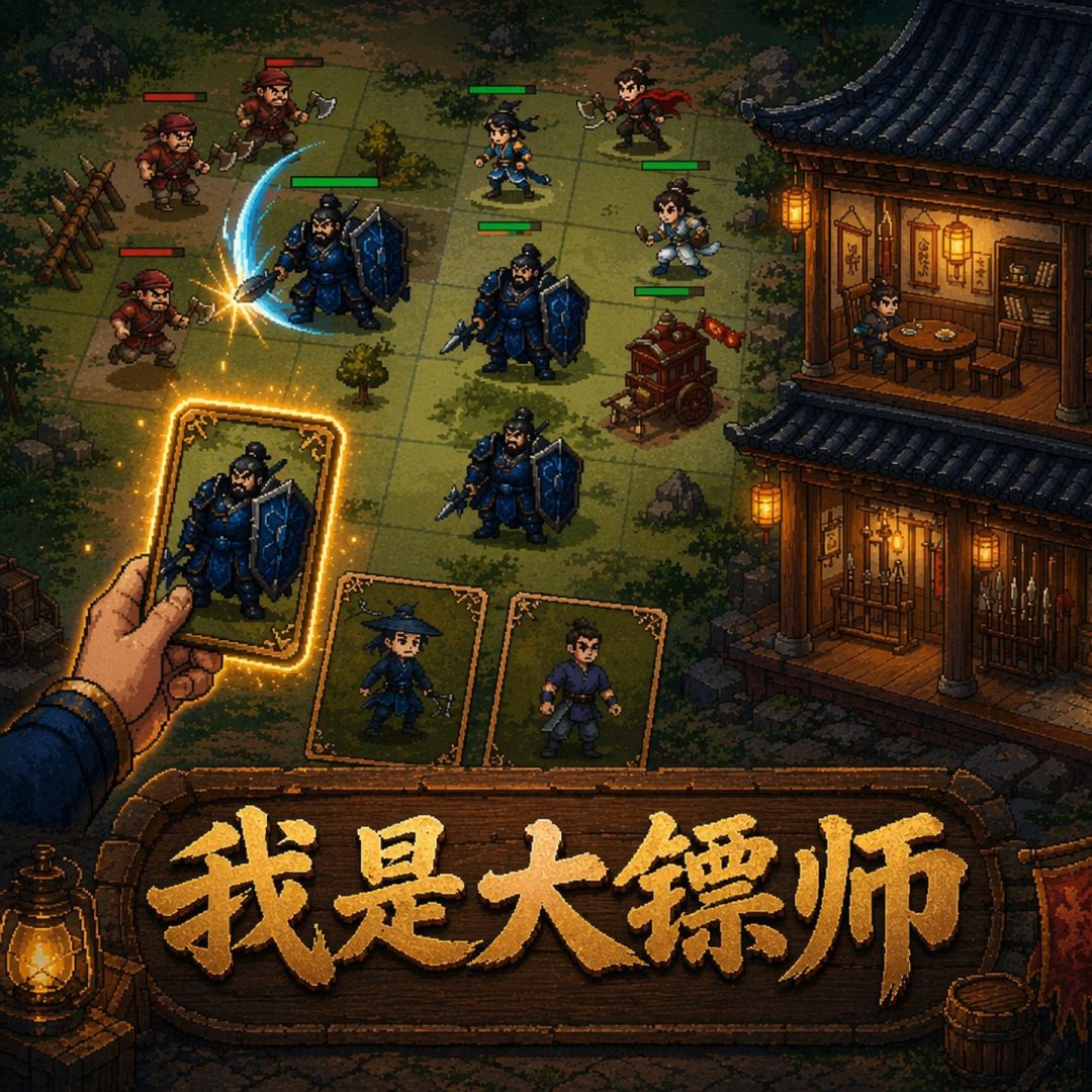 卡牌战斗+经营养成游戏推荐《我是大镖师》 1