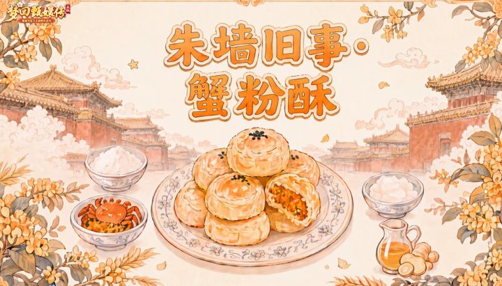 【朱墙旧事】蟹粉酥截图