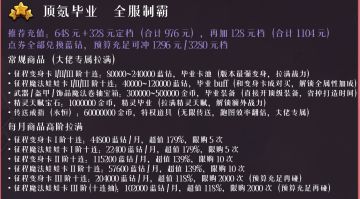 氪金成长路线指南（顶氪）