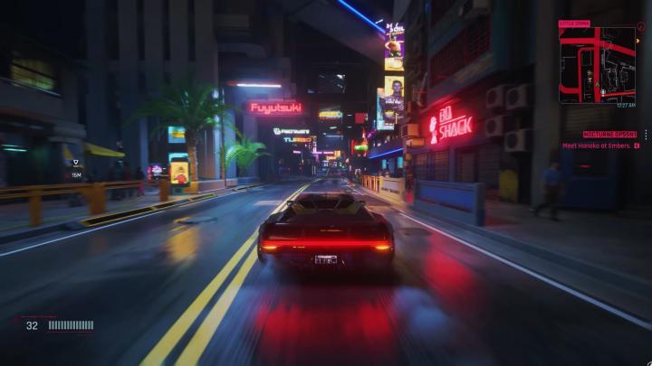 《赛博朋克 2077》RTX 4090光追模式特效全开体验 (4K60帧）截图