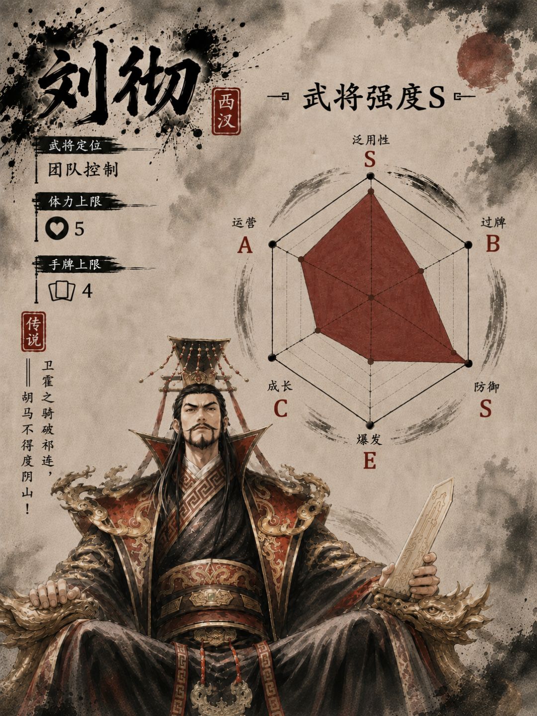 刘彻是最好检验一个人会不会玩的武将 1