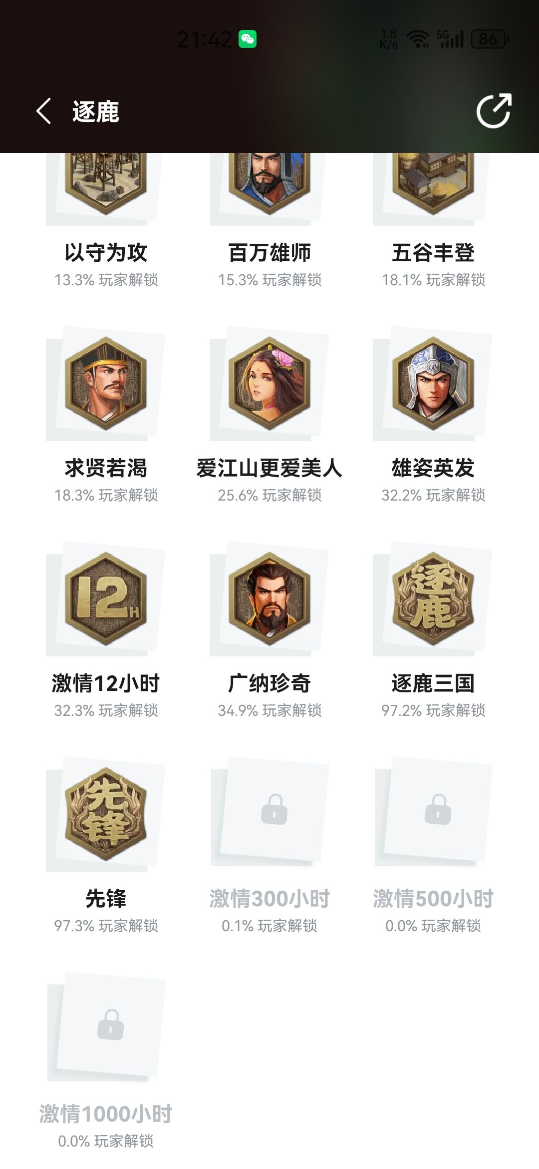 强迫症收集了所有成就 3