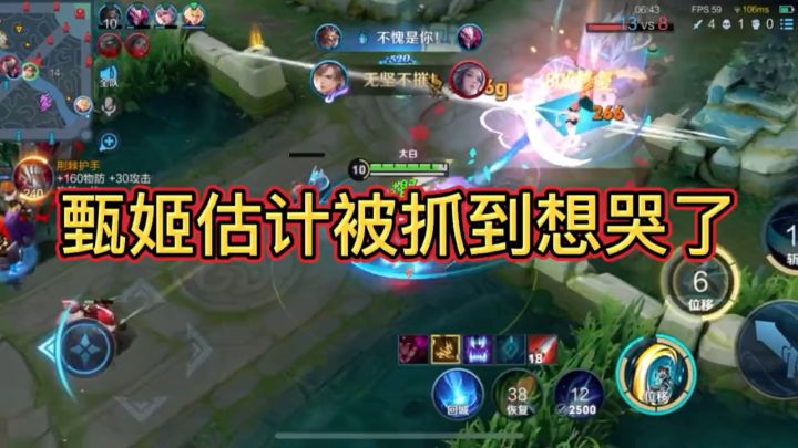 甄姬估计都被抓哭了截图
