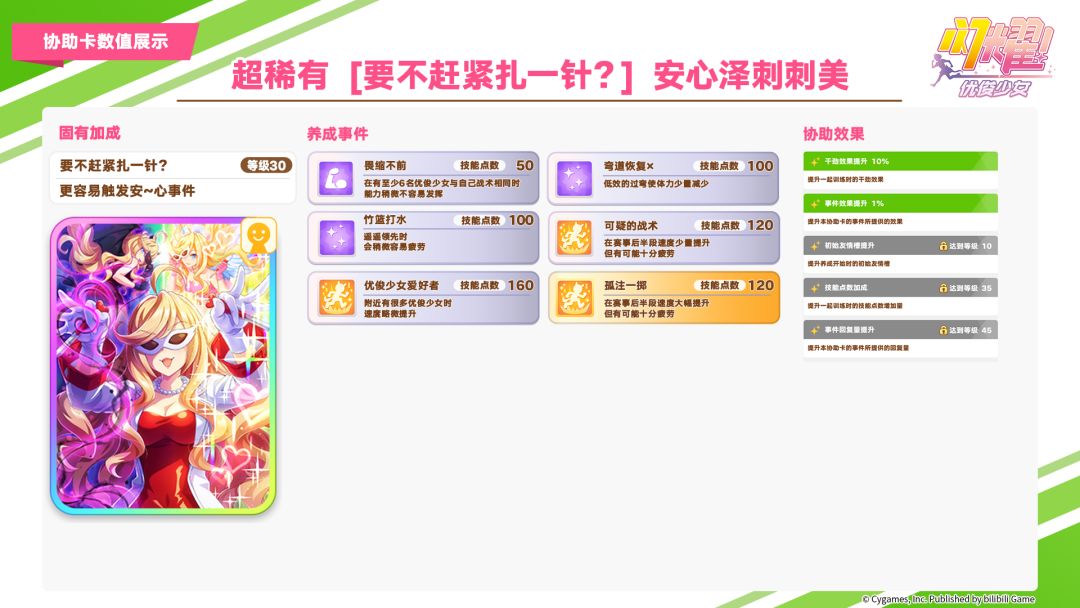 即将登场的超稀有/稀有协助卡数值公开! 1