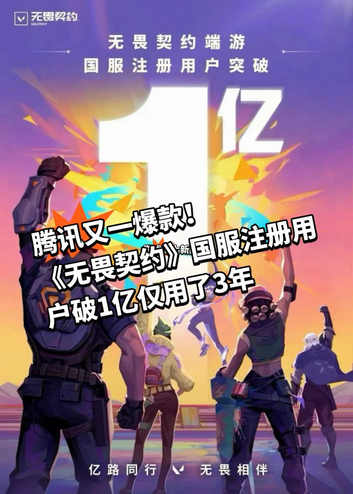 仅3年,《无畏契约》国服注册用户已破亿!截图