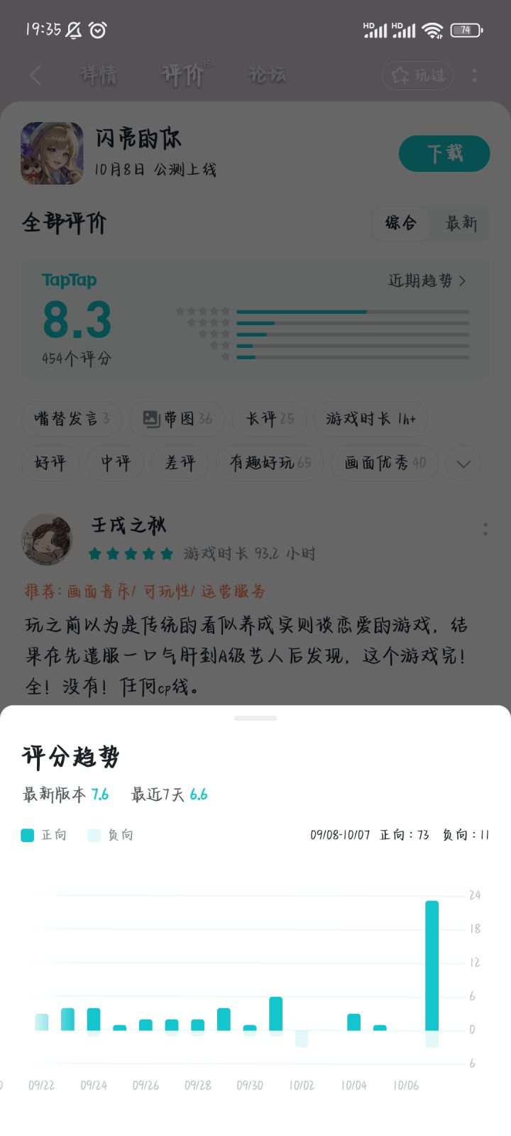 TAP锁分有时候也是蛮好笑的截图