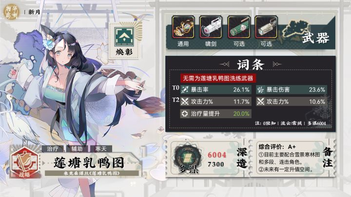 莲塘乳鸭图|焕彰|角色测评攻略「物华弥新」截图