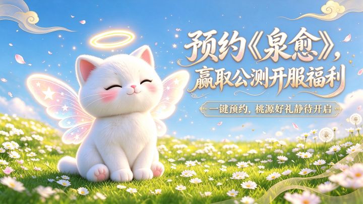 【抽奖福利】你知道,预约《泉愈》可以获得多少公测开服福利吗?截图