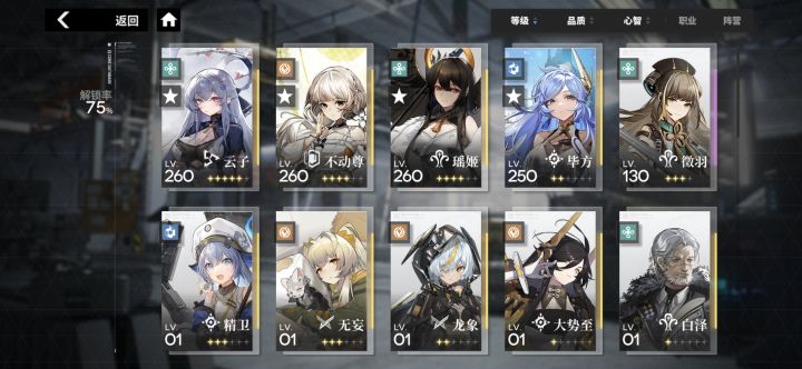月卡玩家,普池c,目前进度截图