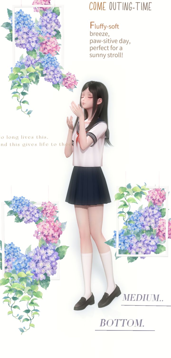 将夏天映在相框中截图
