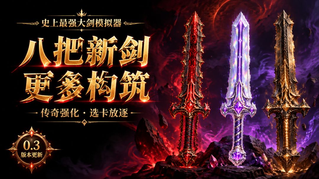 0.3版本更新|八把新剑、四套传奇,更多构筑等你尝试! 1