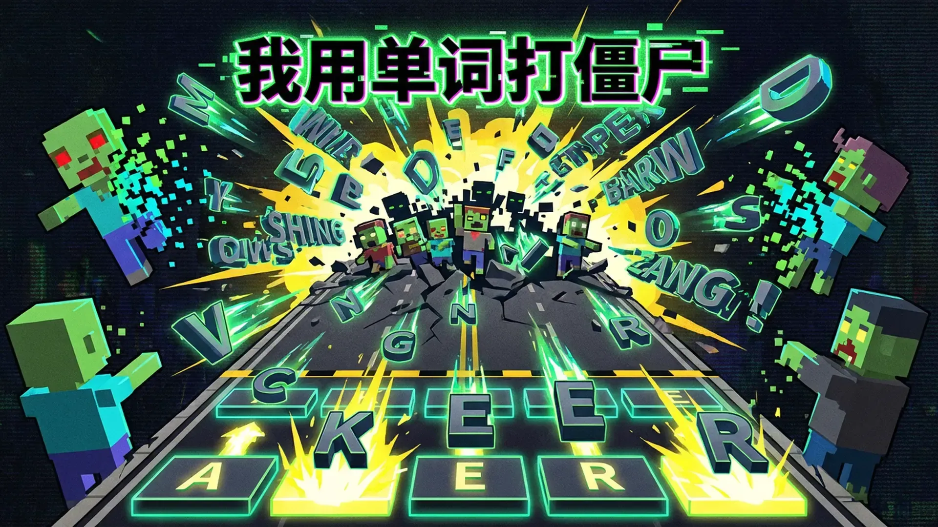 我用单词打僵尸截图