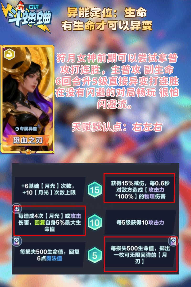 狩月女神异变玩法讲解 以及代码分享 2