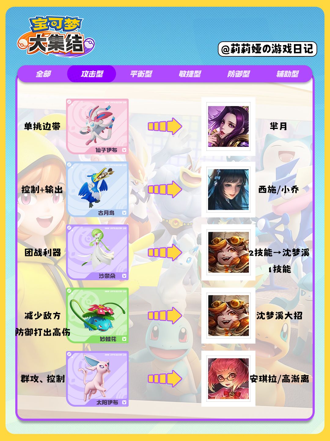 一秒钟上手宝可梦大集结（攻击篇） 3