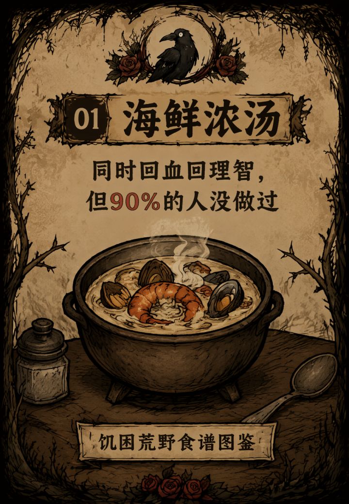 食谱04 · 海鲜浓汤截图